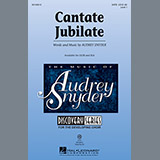 Download or print Audrey Snyder Cantate Jubilate Sheet Music Printable PDF -page score for Concert / arranged SATB SKU: 158118.