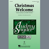 Download or print Audrey Snyder Christmas Welcome Sheet Music Printable PDF -page score for Concert / arranged 3-Part Mixed SKU: 151983.