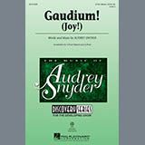 Download or print Audrey Snyder Gaudium! Sheet Music Printable PDF -page score for Concert / arranged 2-Part Choir SKU: 99086.