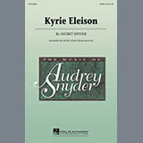 Download or print Audrey Snyder Kyrie Eleison Sheet Music Printable PDF -page score for Latin / arranged SATB Choir SKU: 284743.