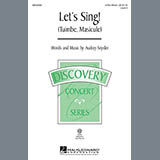 Download or print Audrey Snyder Let's Sing (Tuimbe, Masicule) Sheet Music Printable PDF -page score for Concert / arranged 3-Part Mixed SKU: 97632.