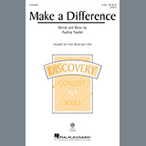 Download or print Audrey Snyder Make A Difference Sheet Music Printable PDF -page score for Concert / arranged 3-Part Mixed Choir SKU: 1236195.