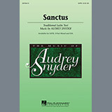 Download or print Audrey Snyder Sanctus Sheet Music Printable PDF -page score for Festival / arranged SATB SKU: 87756.