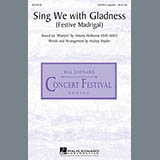 Download or print Anthony Holborne Sing We With Gladness (Festive Madrigal) (arr. Audrey Snyder) Sheet Music Printable PDF -page score for Concert / arranged SATB SKU: 160161.