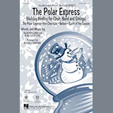 Download or print Audrey Snyder The Polar Express (Holiday Medley) Sheet Music Printable PDF -page score for Winter / arranged 2-Part Choir SKU: 170473.