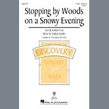 Download or print Audrey Snyder Stopping By Woods On A Snowy Evening Sheet Music Printable PDF -page score for Poetry / arranged 3-Part Mixed Choir SKU: 431673.