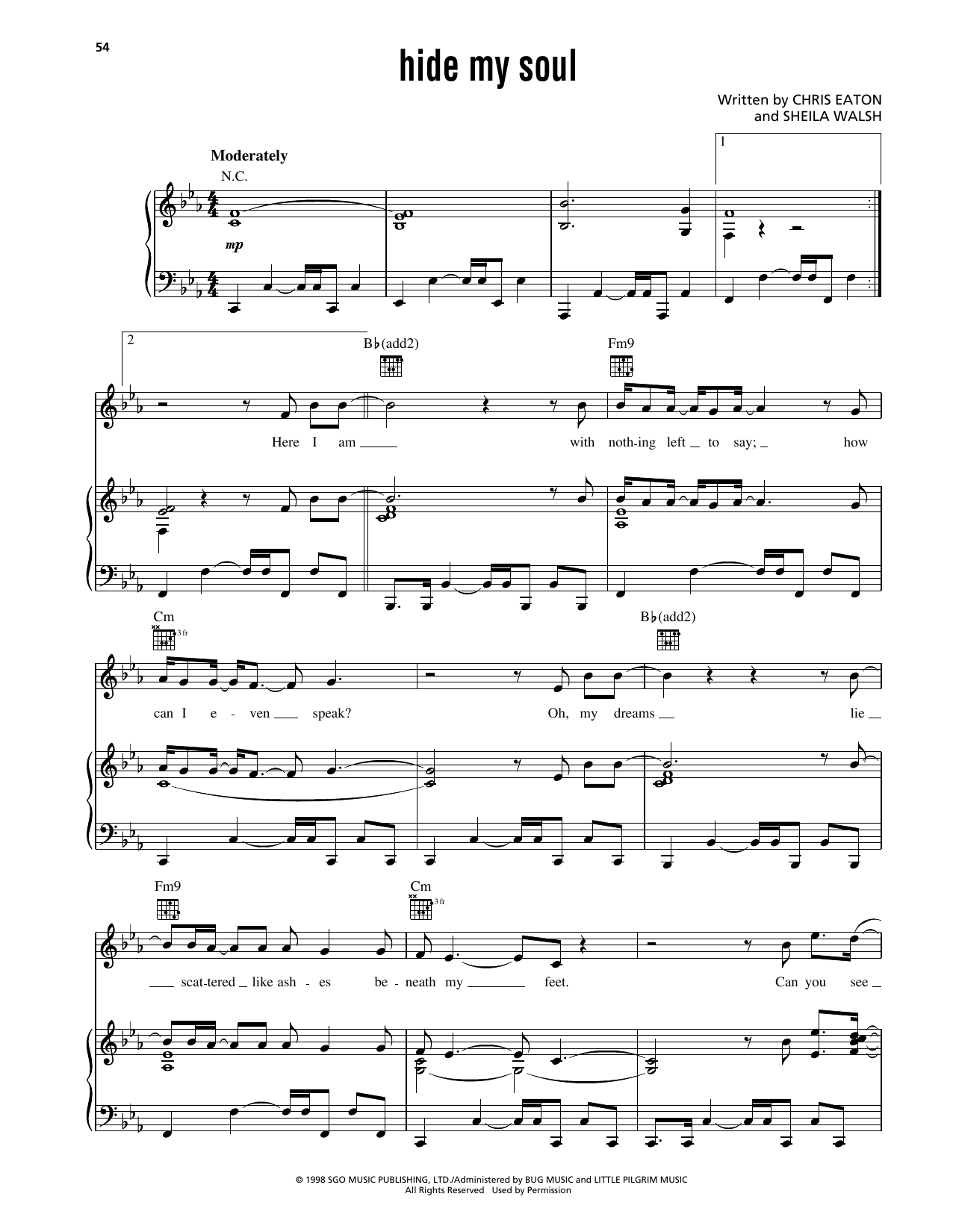 Download Avalon Hide My Soul Sheet Music and learn how to play Piano, Vocal & Guitar Chords (Right-Hand Melody) PDF digital score in minutes