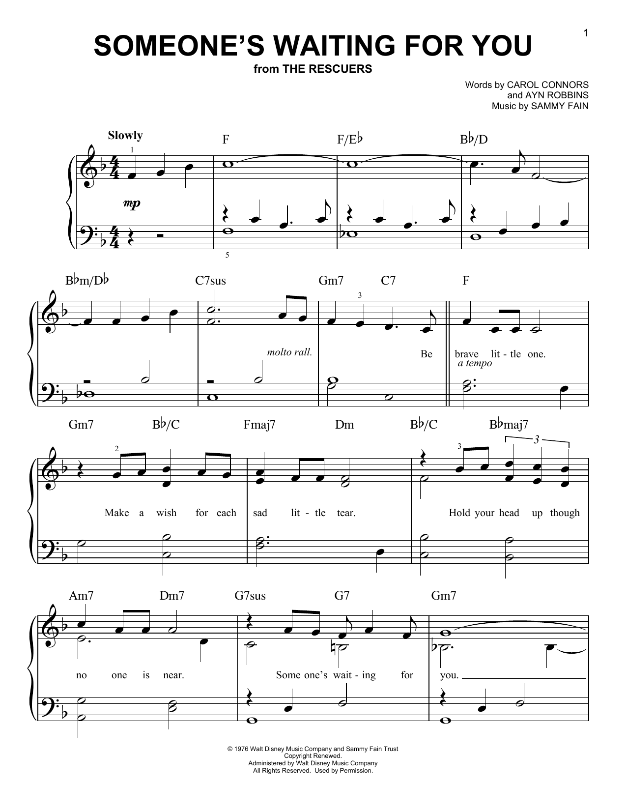 Download Ayn Robbins Someone's Waiting For You Sheet Music and learn how to play Flute PDF digital score in minutes