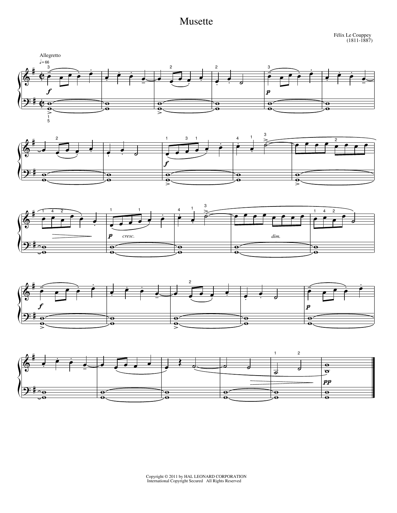 Download Bach-Notebook Musette Sheet Music and learn how to play Easy Piano PDF digital score in minutes