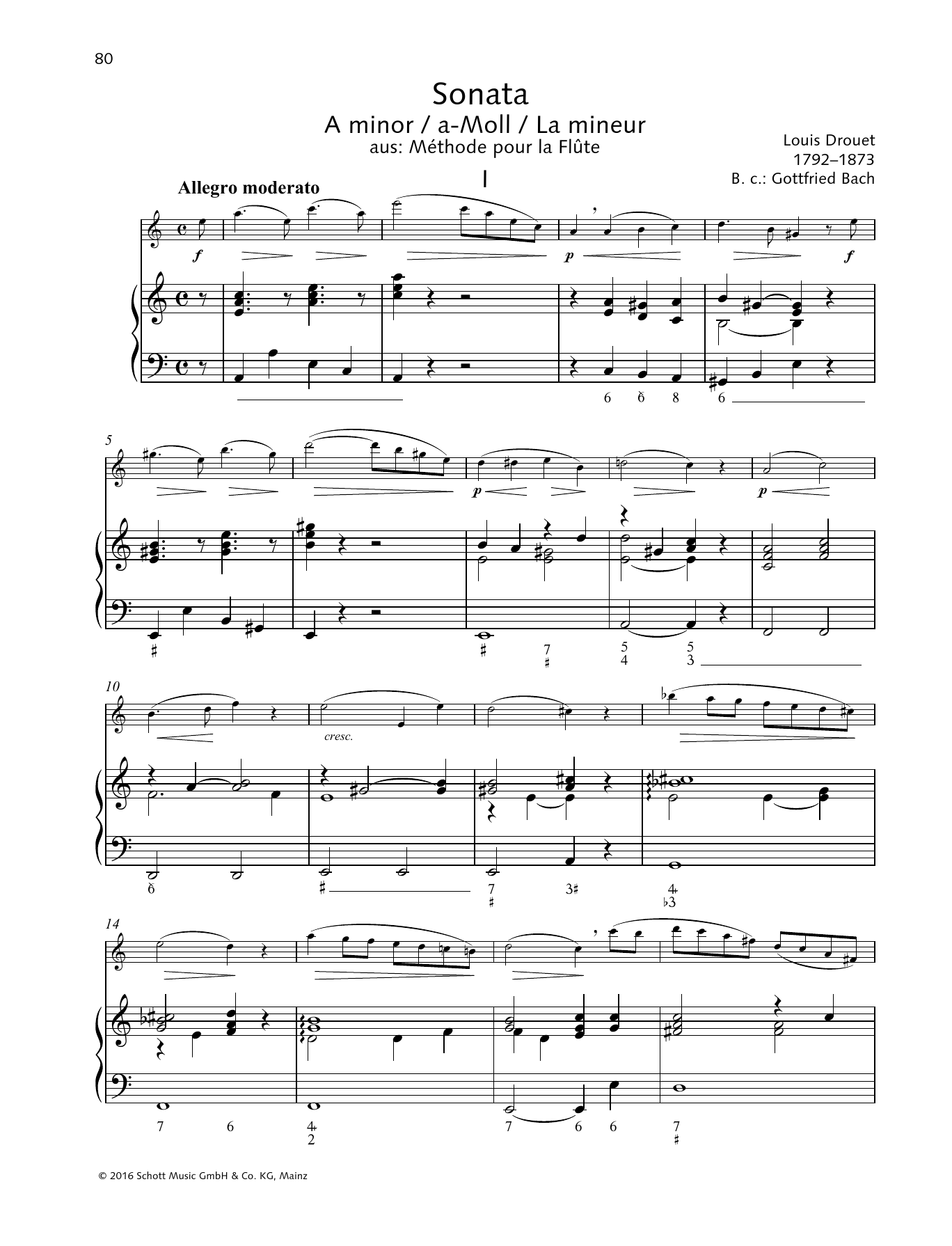 Download Baldassare Galuppi Sonata A Minor Sheet Music and learn how to play Woodwind Solo PDF digital score in minutes
