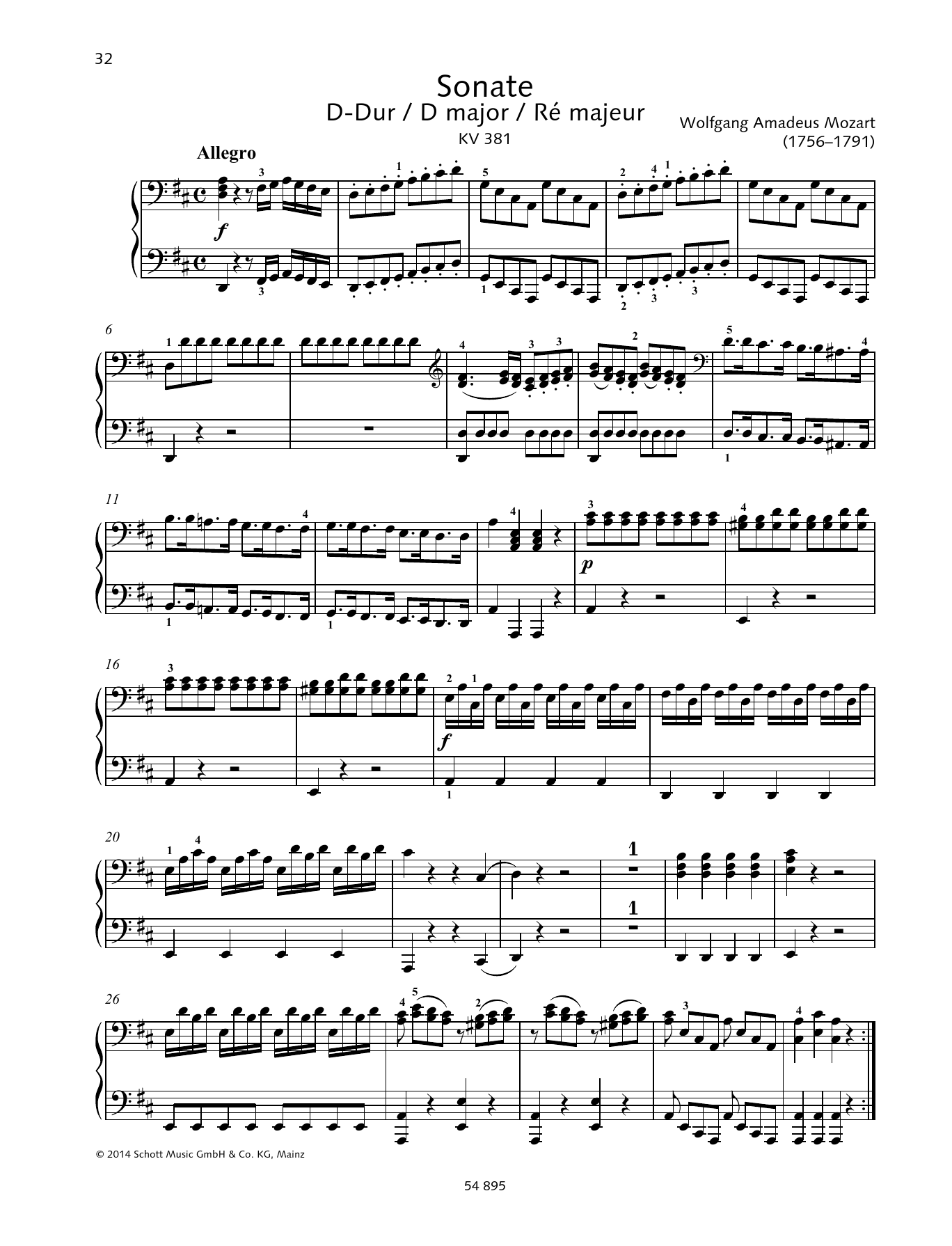 Download Baldassare Galuppi Sonata D Major Sheet Music and learn how to play Piano Duet PDF digital score in minutes