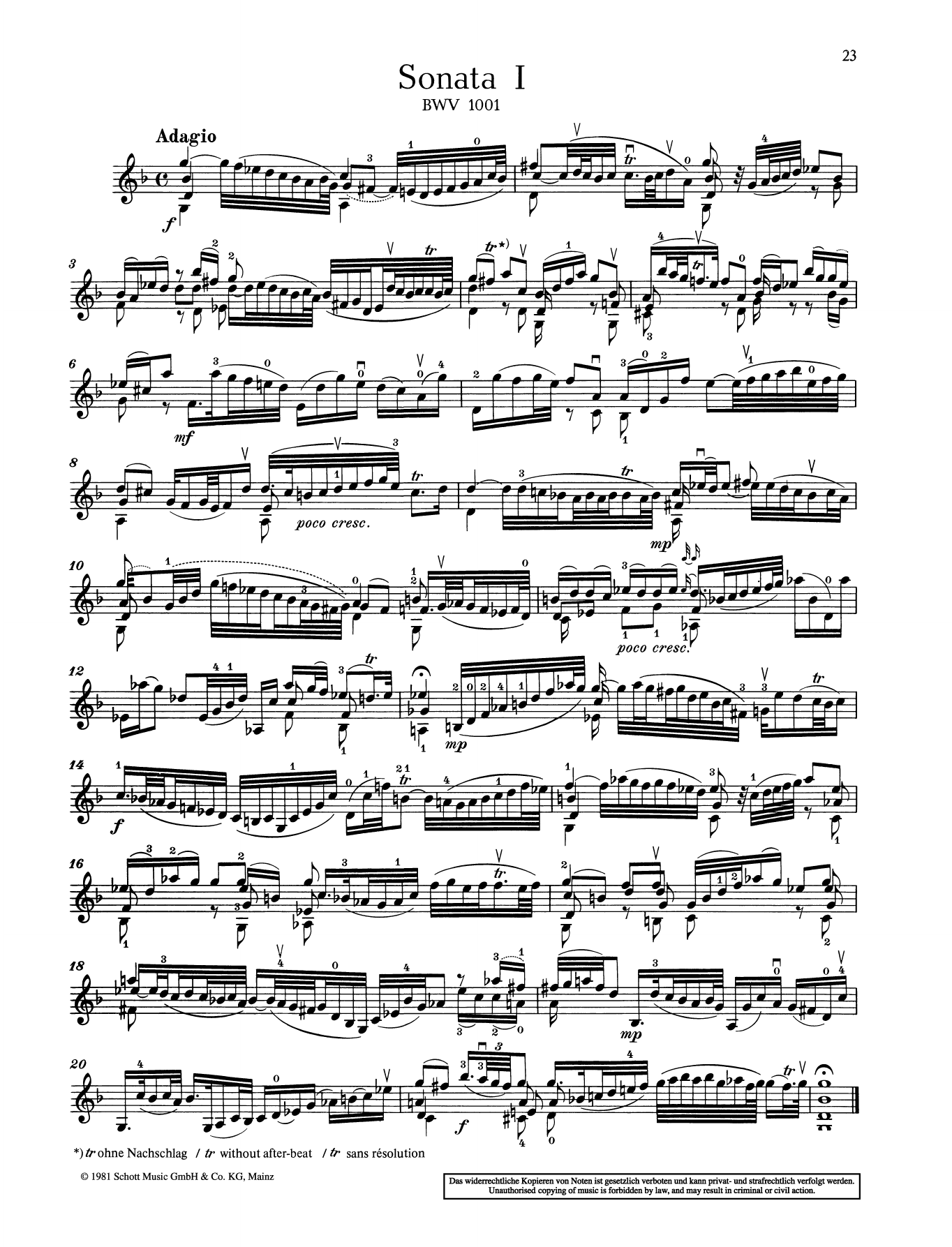 Download Baldassare Galuppi Sonata I Sheet Music and learn how to play String Solo PDF digital score in minutes