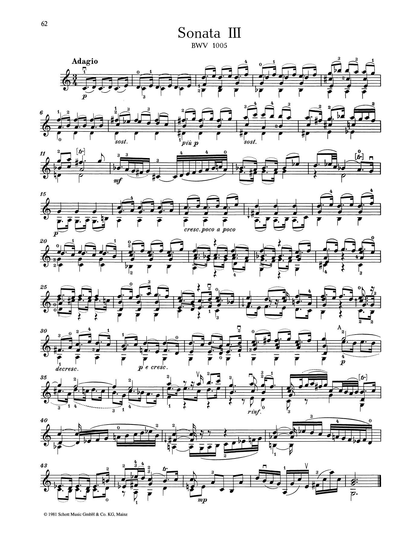 Download Baldassare Galuppi Sonata Iii Sheet Music and learn how to play String Solo PDF digital score in minutes