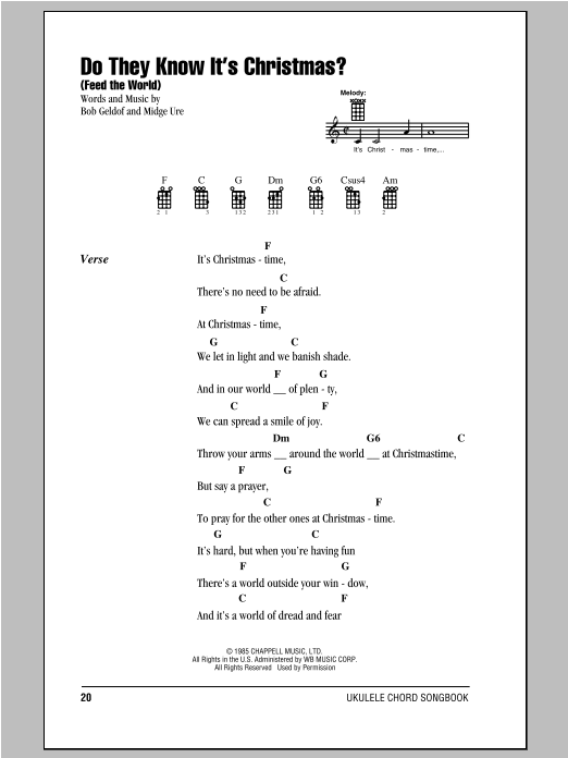 Download Midge Ure Do They Know It's Christmas? (Feed The World) Sheet Music and learn how to play Viola PDF digital score in minutes