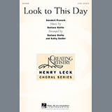 Download or print Barbara Sletto Look To This Day Sheet Music Printable PDF -page score for Festival / arranged 2-Part Choir SKU: 162468.