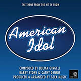 Download or print Barry Stone American Idol Theme Sheet Music Printable PDF -page score for Film and TV / arranged Melody Line, Lyrics & Chords SKU: 194563.