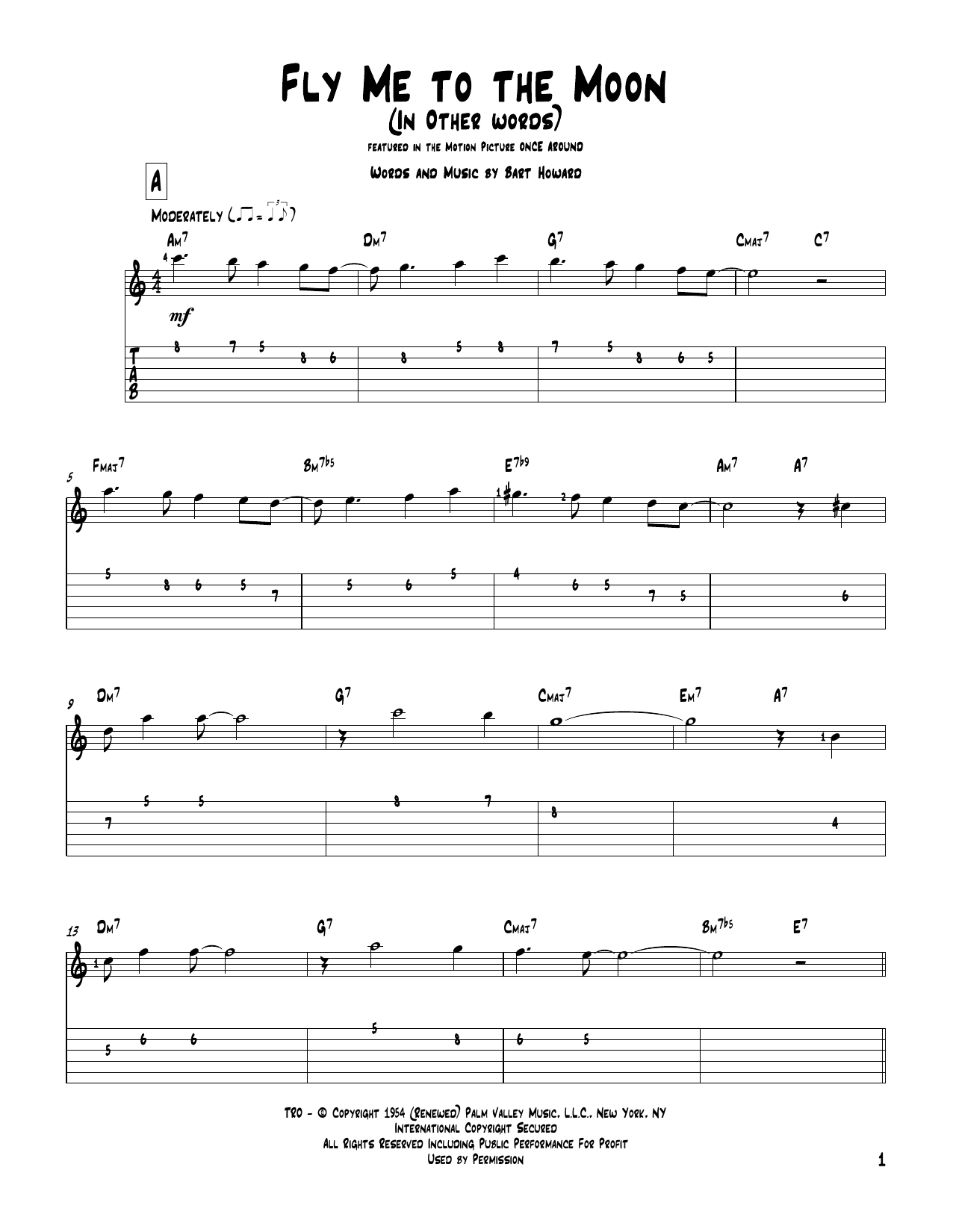 Download Bart Howard Sheet Music and learn how to play Ukulele Ensemble PDF score in minutes