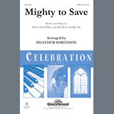Download or print Ben Fielding & Reuben Morgan Mighty To Save (arr. Heather Sorenson) Sheet Music Printable PDF -page score for Christian / arranged SATB Choir SKU: 505497.