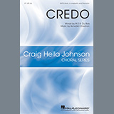 Download or print Benedict Sheehan Credo Sheet Music Printable PDF -page score for Concert / arranged Choir SKU: 1345673.
