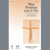 Download or print Traditional What Wondrous Love Is This (arr. Benjamin Harlan) Sheet Music Printable PDF -page score for Hymn / arranged SATB SKU: 93012.