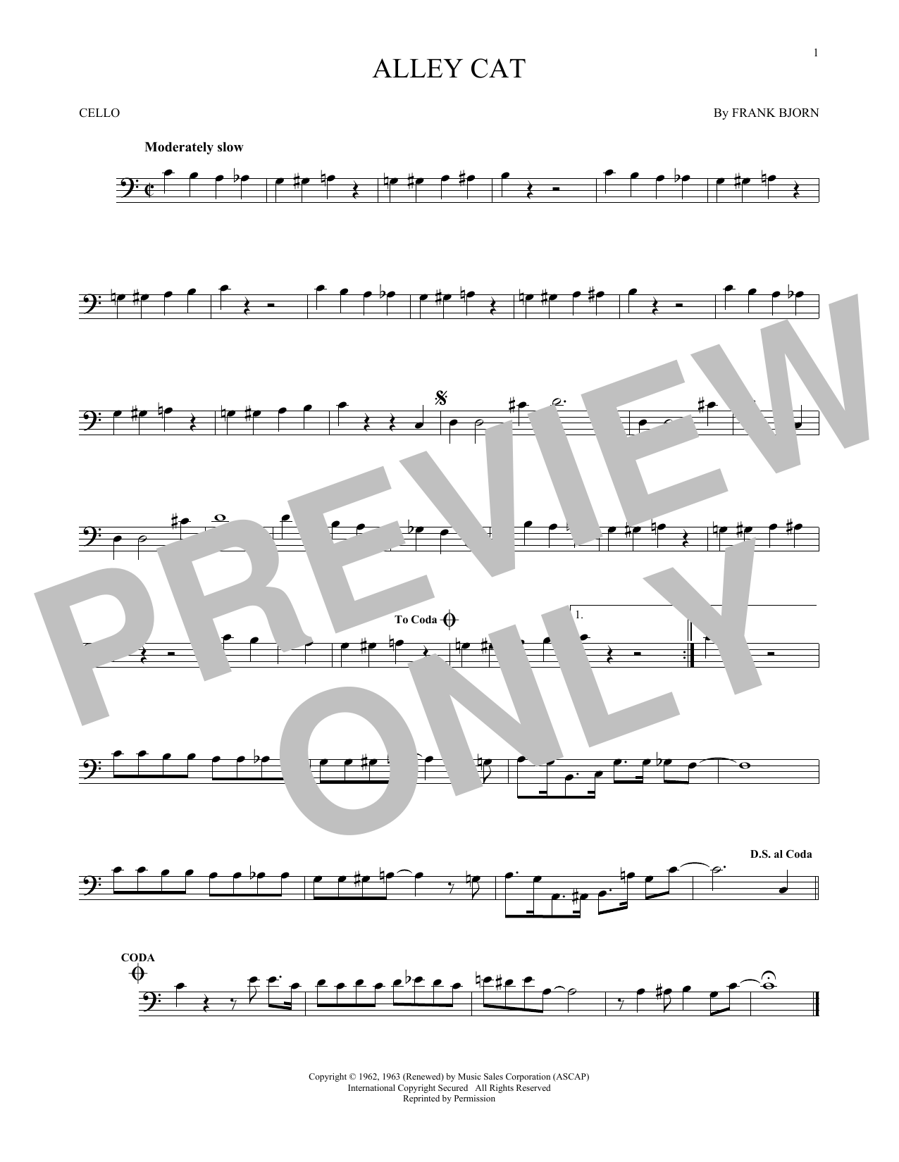 Download Bent Fabric Alley Cat Sheet Music and learn how to play Flute PDF digital score in minutes