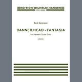 Download or print Bent Sørensen Banner Head - Fantasia Sheet Music Printable PDF -page score for Classical / arranged Solo Guitar SKU: 1633829.