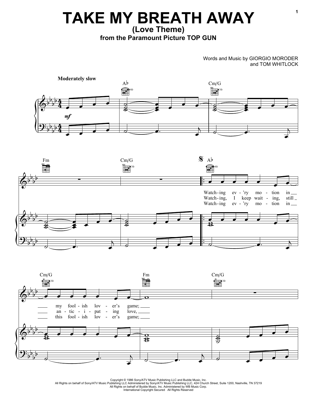 Download Berlin Sheet Music and learn how to play Piano, Vocal & Guitar (Right-Hand Melody) PDF score in minutes