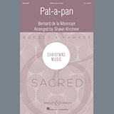 Download or print Bernard de la Monnoye Pat-A-Pan (arr. Shawn Kirchner) Sheet Music Printable PDF -page score for Winter / arranged SATB Choir SKU: 469558.