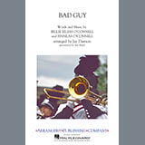 Download or print Billie Eilish Bad Guy (arr. Jay Dawson) - Bari Sax Sheet Music Printable PDF -page score for Pop / arranged Marching Band SKU: 423336.
