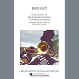 Download or print Billie Eilish Bad Guy (arr. Jay Dawson) - Bass Drums Sheet Music Printable PDF -page score for Pop / arranged Marching Band SKU: 423370.