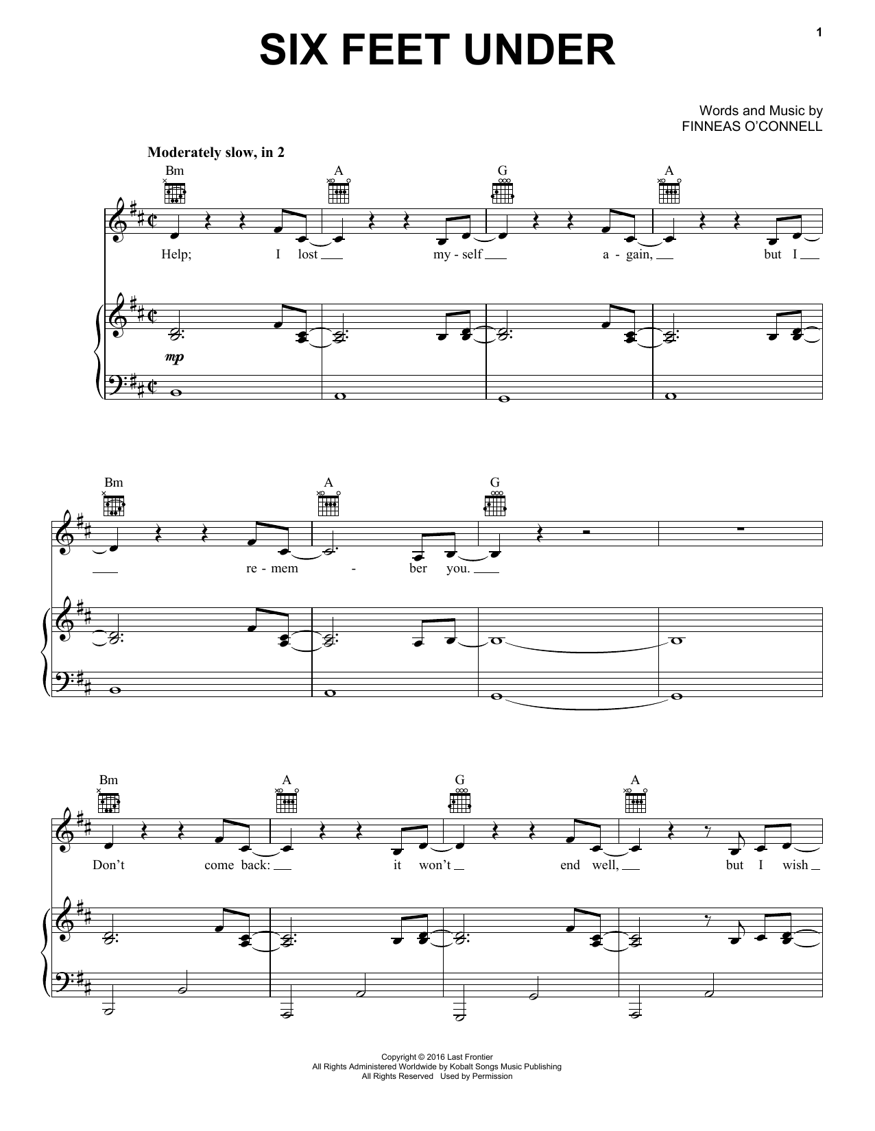 Download Billie Eilish Six Feet Under Sheet Music and learn how to play Ukulele PDF digital score in minutes