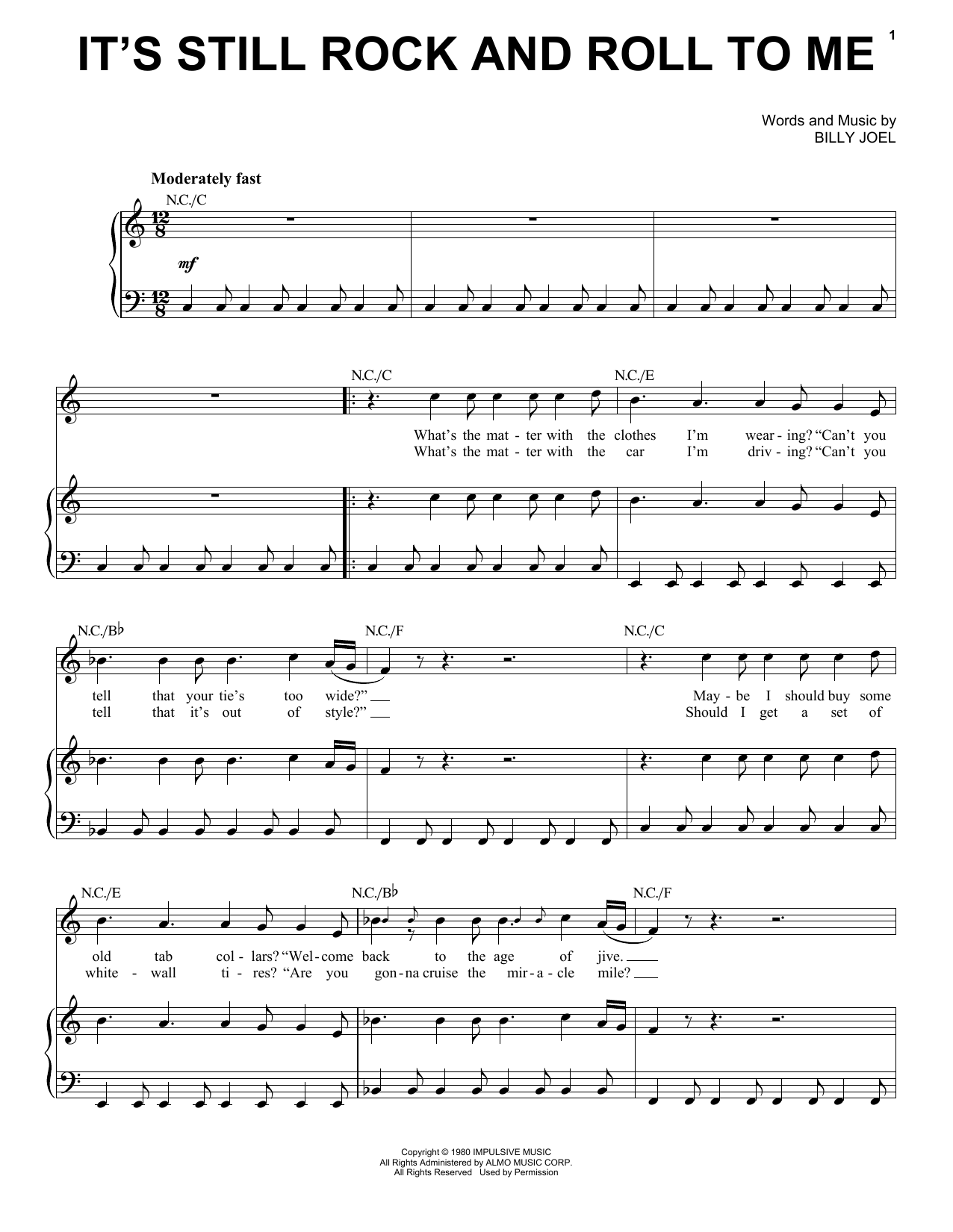 Download Billy Joel It's Still Rock And Roll To Me Sheet Music and learn how to play Ukulele PDF digital score in minutes