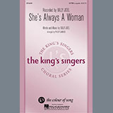 Download or print Billy Joel She's Always A Woman (arr. Philip Lawson) Sheet Music Printable PDF -page score for Pop / arranged SATB Choir SKU: 437284.