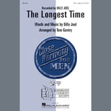 Download or print Billy Joel The Longest Time (arr. Tom Gentry) Sheet Music Printable PDF -page score for Barbershop / arranged SATB Choir SKU: 432638.