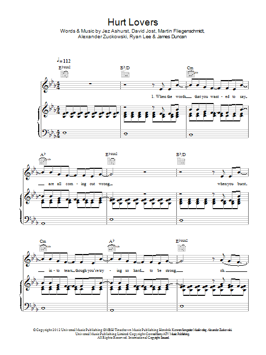 Download Blue Hurt Lovers Sheet Music and learn how to play Beginner Piano PDF digital score in minutes