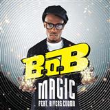 Download or print B.o.B Bright Lights Bigger City/Magic (feat. Rivers Cuomo) Sheet Music Printable PDF -page score for Pop / arranged Piano, Vocal & Guitar (Right-Hand Melody) SKU: 76257.