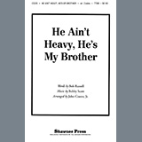 Download or print Bob Russell and Bobby Scott He Ain't Heavy, He's My Brother (arr. John Coates, Jr.) Sheet Music Printable PDF -page score for Pop / arranged TTBB Choir SKU: 469554.