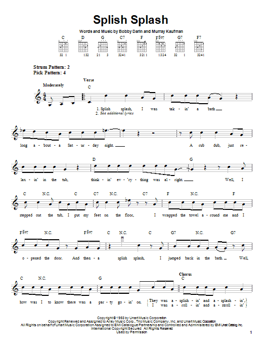 Download Bobby Darin Splish Splash Sheet Music and learn how to play Trombone PDF digital score in minutes
