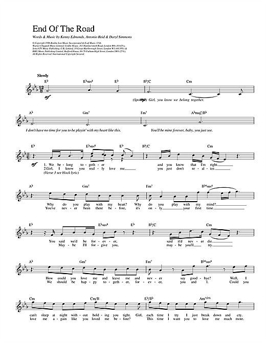 Download Boyz II Men Sheet Music and learn how to play Piano, Vocal & Guitar (Right-Hand Melody) PDF score in minutes