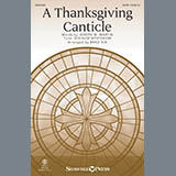 Download or print Brad Nix A Thanksgiving Canticle Sheet Music Printable PDF -page score for Sacred / arranged SATB SKU: 186001.