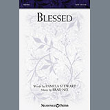 Download or print Brad Nix Blessed Sheet Music Printable PDF -page score for Sacred / arranged SATB SKU: 156991.