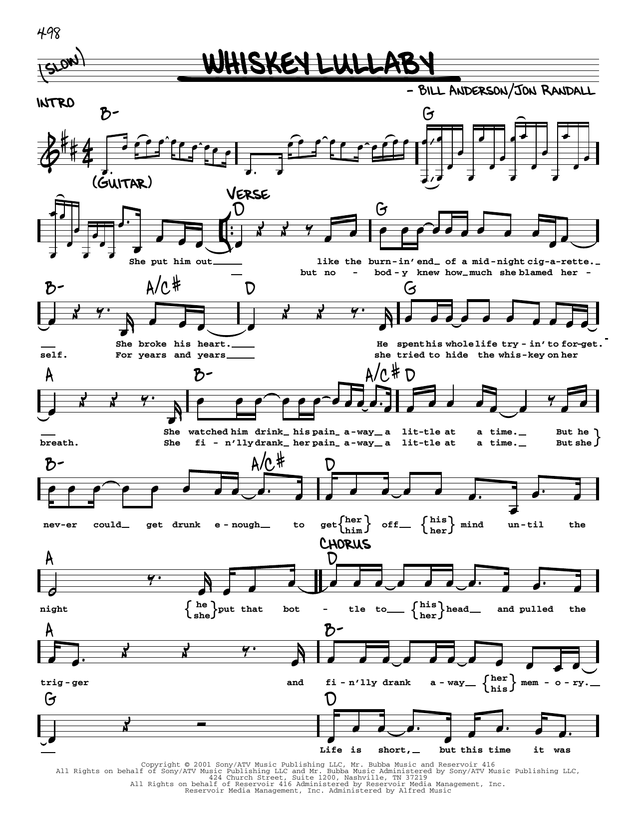 Download Brad Paisley Whiskey Lullaby (feat. Alison Krauss) Sheet Music and learn how to play Real Book – Melody, Lyrics & Chords PDF digital score in minutes