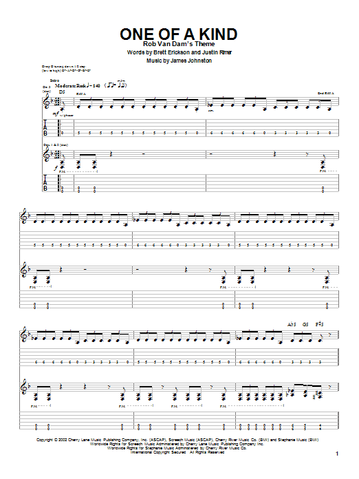 Download Breaking Point One Of A Kind Sheet Music and learn how to play Guitar Tab PDF digital score in minutes