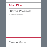 Download or print Brian Elias I Saw a Peacock Sheet Music Printable PDF -page score for Classical / arranged Piano & Vocal SKU: 1625359.