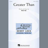 Download or print Brian Tate Greater Than Sheet Music Printable PDF -page score for Concert / arranged SATB SKU: 163978.