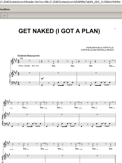 Download Britney Spears Get Naked (I Got A Plan) Sheet Music and learn how to play Piano, Vocal & Guitar (Right-Hand Melody) PDF digital score in minutes