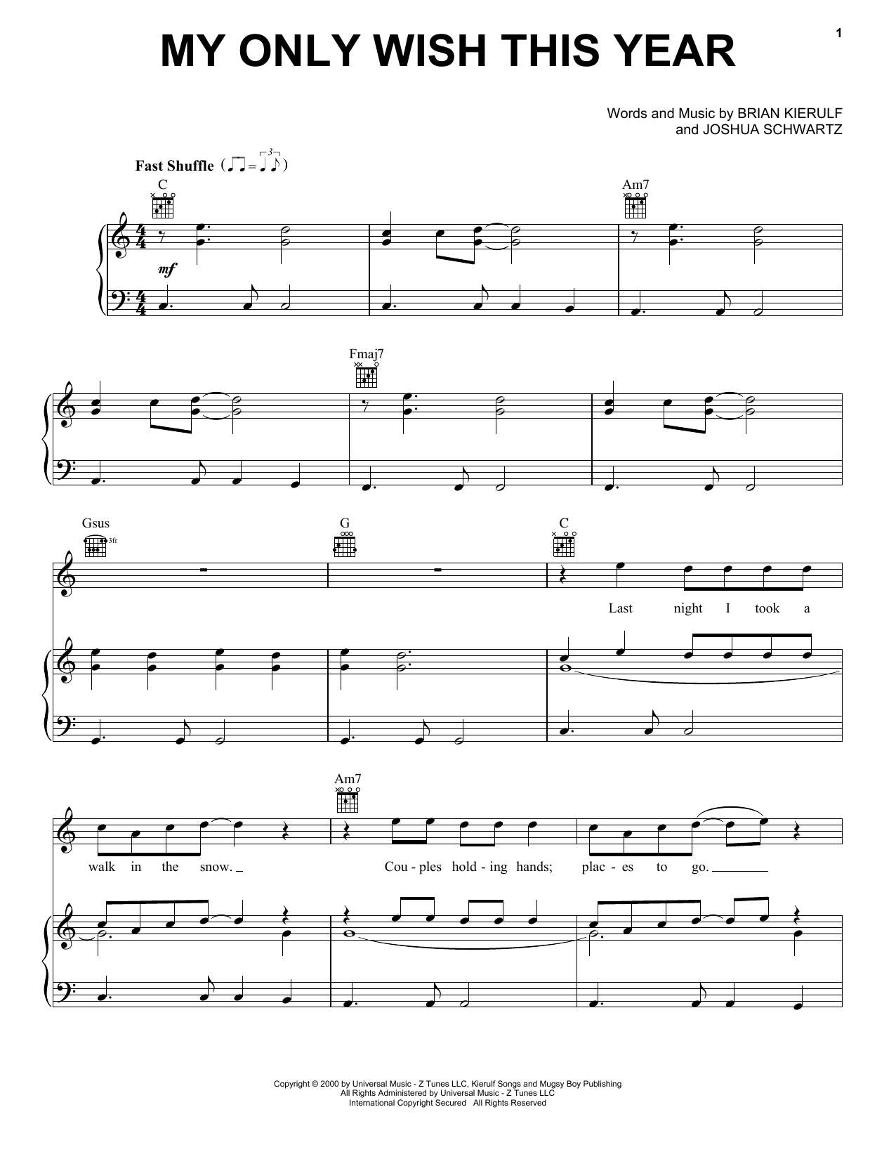 Download Britney Spears My Only Wish This Year Sheet Music and learn how to play French Horn PDF digital score in minutes