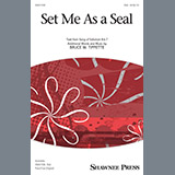 Download or print Bruce W. Tippette Set Me As A Seal Sheet Music Printable PDF -page score for Concert / arranged SSA SKU: 250702.