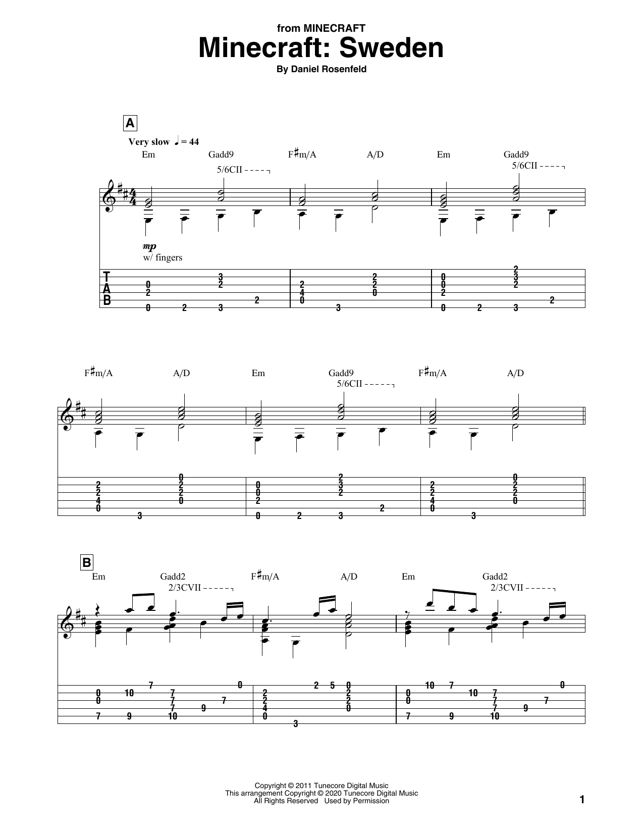 Download C418 Sweden (from Minecraft) Sheet Music and learn how to play Flute Solo PDF digital score in minutes