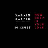 Download or print Calvin Harris and Disciples How Deep Is Your Love Sheet Music Printable PDF -page score for Pop / arranged Piano, Vocal & Guitar (Right-Hand Melody) SKU: 254888.